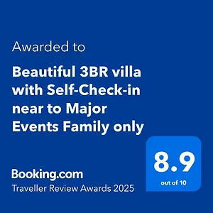 Beautiful 3br With Self-check-in Near To Major Events Family Only فيلة